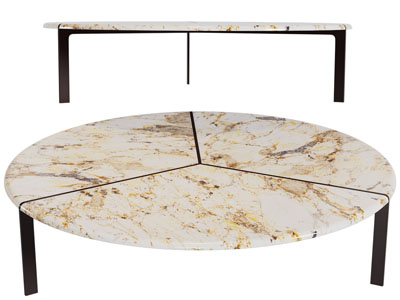 现代圆形茶几3d模型 现代圆形茶几