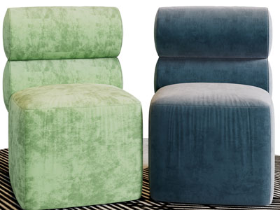 侘寂风单人沙发