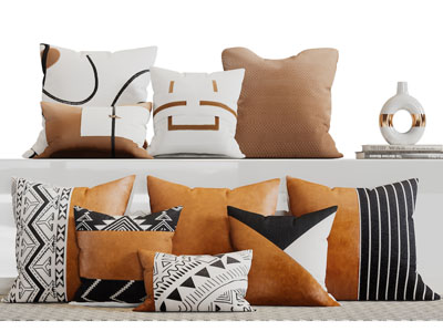 现代方形靠垫抱枕