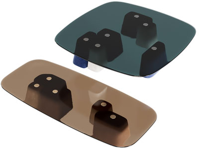 现代透明玻璃茶几3d模型 现代透明玻璃茶几