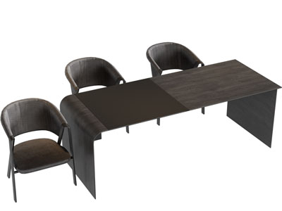 现代书桌椅组合