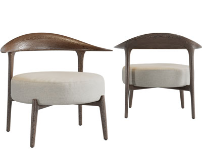 北欧实木休闲椅子