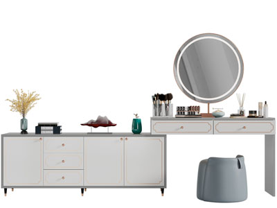 新中式化妆梳妆台