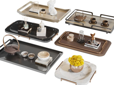 新中式茶盘、茶具杯子