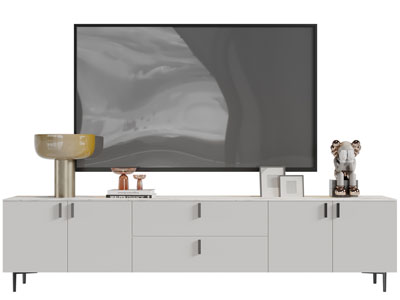 现代电视柜、电视机