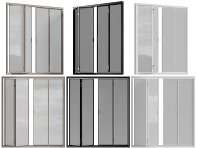 现代折叠推拉门