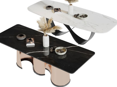 现代长方形茶几