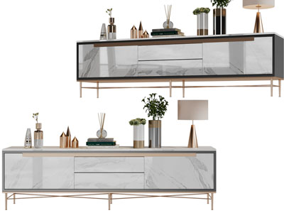 现代轻奢电视柜