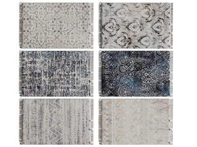 民族风图案的地毯3d模型 民族风图案的地毯