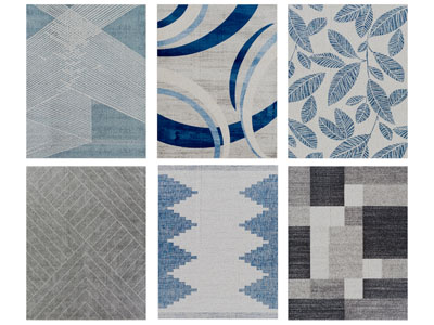 现代长方形地毯3d模型 现代长方形地毯