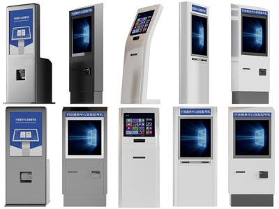 现代触屏取号机3d模型 现代触屏取号机