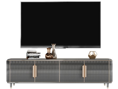 现代电视柜、电视机