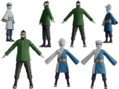 现代动漫卡通游戏影视角色