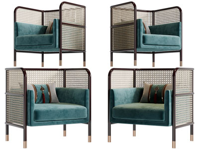 侘寂风单人沙发