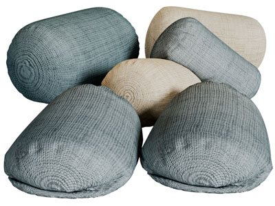 侘寂风布艺靠垫抱枕