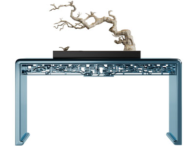 新中式端景台3d模型 新中式端景台