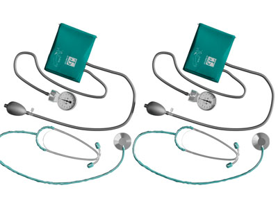 现代血压计、听诊器医疗器械3d模型 现代血压计、听诊器医疗器械