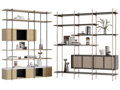 现代置物收纳装饰柜