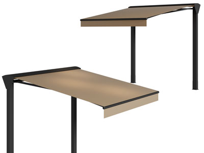 现代遮阳棚、雨棚