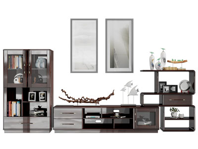 新中式电视柜、装饰柜、边柜