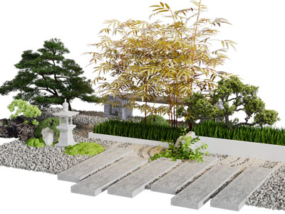 新中式庭院景观园艺小品