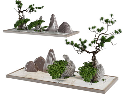 新中式盆景盆栽