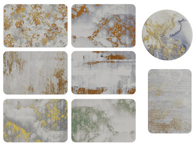 新中式长方形地毯3d模型 新中式长方形地毯