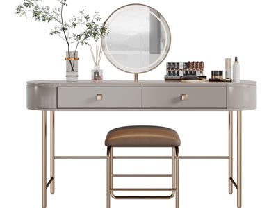现代轻奢化妆梳妆台