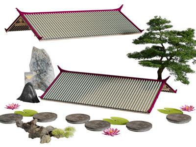 新中式景观园艺小品