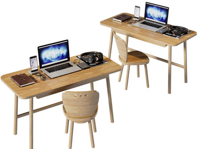 北欧书桌椅组合