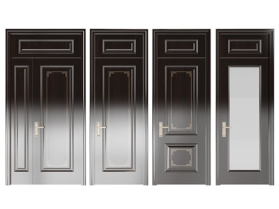 新中式入户平开门