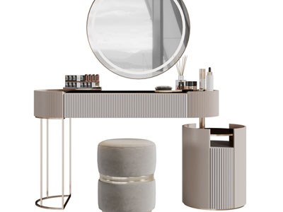 现代轻奢化妆梳妆台