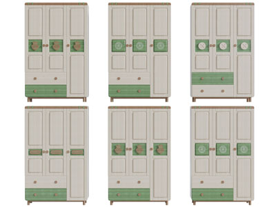 现代衣柜3d模型 现代衣柜