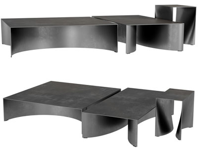 后现代茶几3d模型 后现代茶几