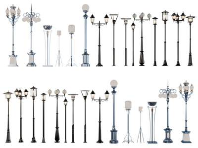 欧式路灯、广场灯