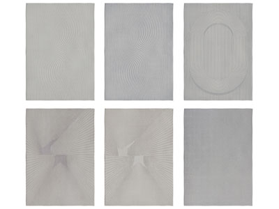 现代长方形地毯3d模型 现代长方形地毯