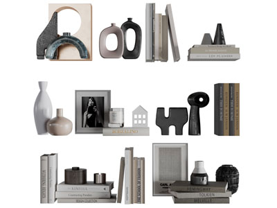 现代装饰品摆件组合