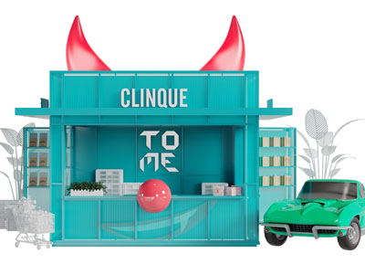 现代咖啡奶茶售卖店门头