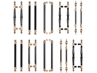 欧式拉手3d模型 欧式拉手