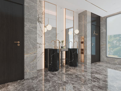 现代公共卫生间、洗手间