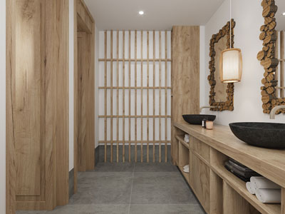 日式民宿公共卫生间