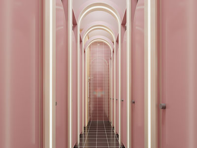 现代轻奢走廊过道