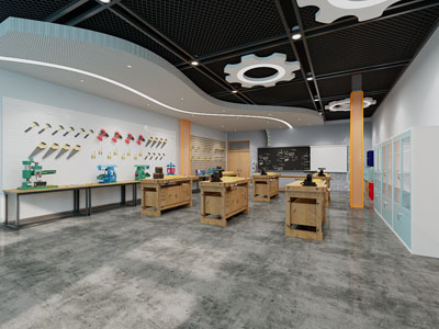 工业loft机械展厅展览