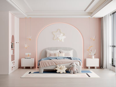 现代儿童房卧室