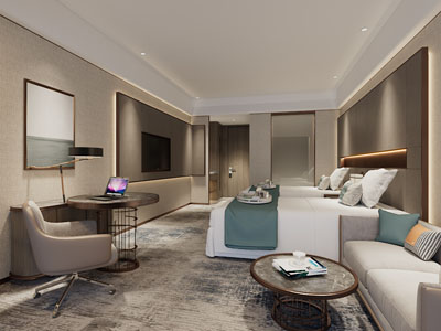 新中式酒店客房