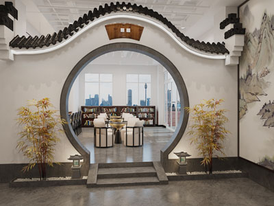 中式玄关过道门厅