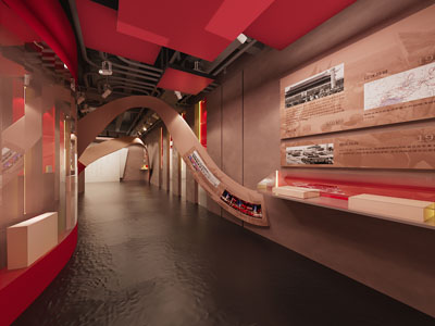 后现代党建文化宣传室