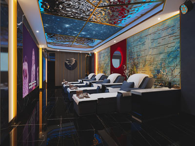 新中式会所SPA美容按摩院