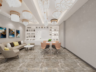 现代灯具专卖店