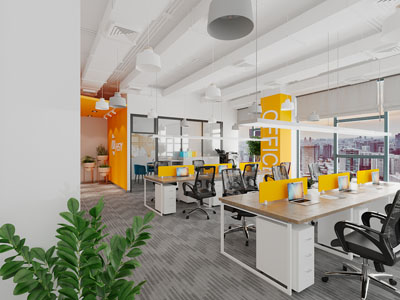 现代公共办公区